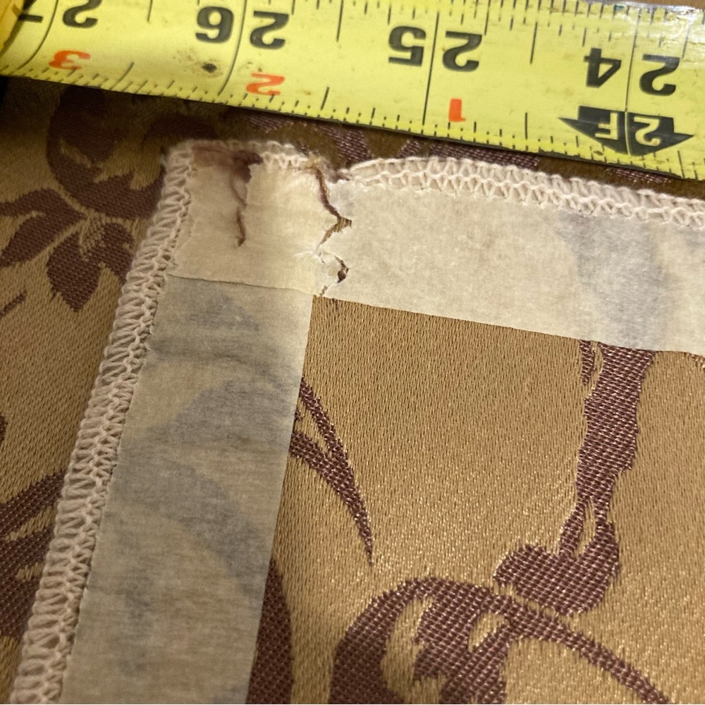 3 Griffin Damask Fabric Samples Brown Classical Remnant Memo Samples 2000s Vtg - Picture 9 of 15